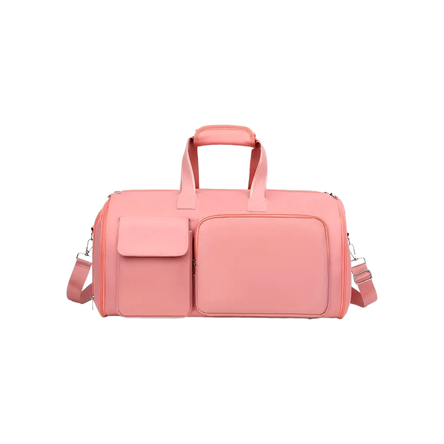 Sac de voyage innovant et tendance MODULEVA avec rangement dans la doublure - coloris rose