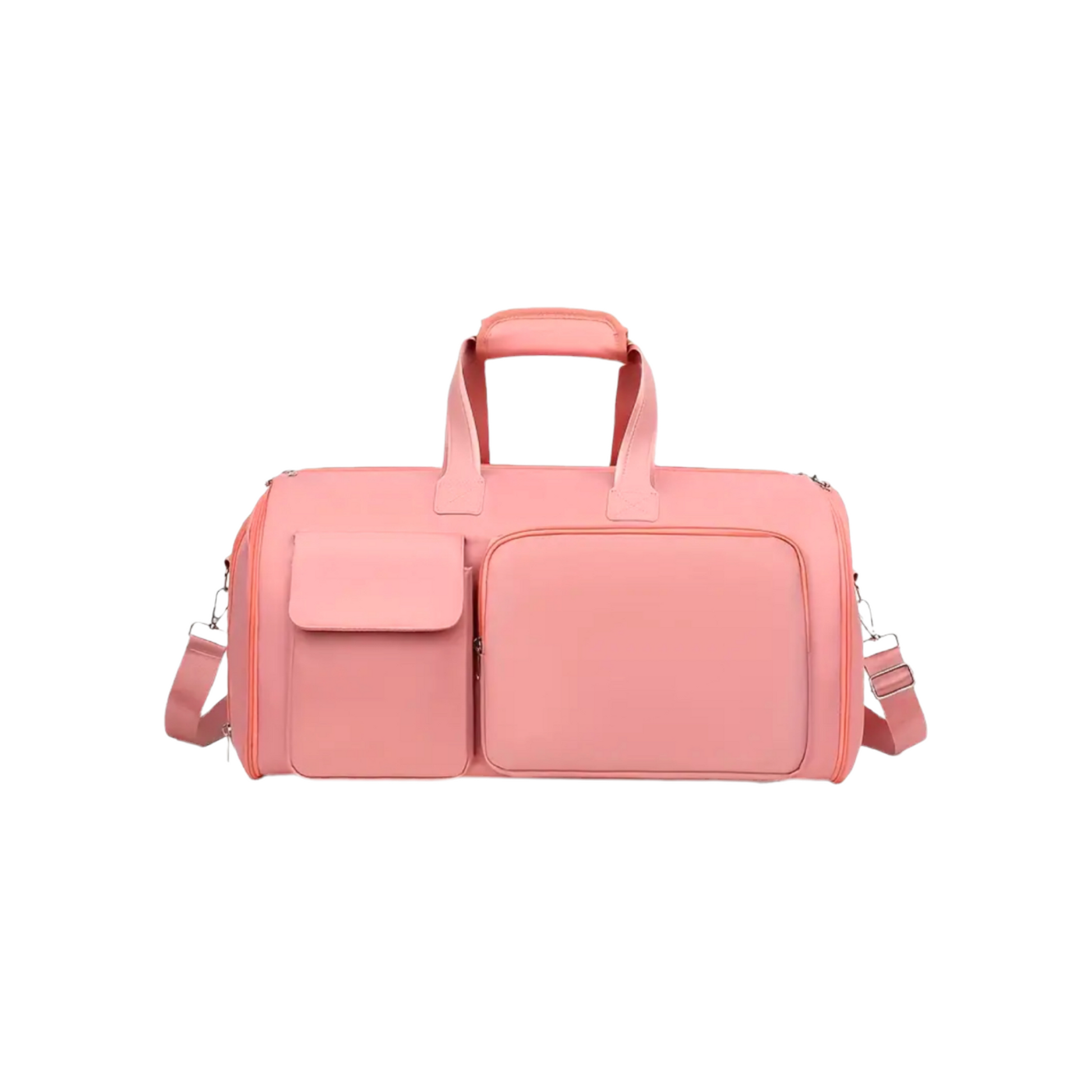Sac de voyage malin Moduleva rose – bagage cabine tendance avec rangement dans la doublure. Gain de place et format accepté par toutes compagnies aériennes.