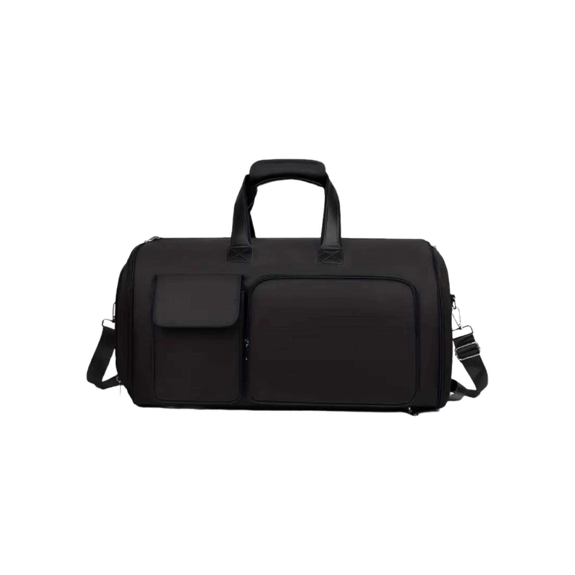 Sac de voyage Moduleva noir – bagage cabine pratique et pas cher avec rangement dans la doublure. Gain de place, idéal avion toutes compagnies