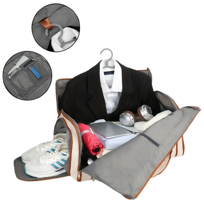bagage cabine révolutionnaire qui permet de gagner de la place gagner de l'espace a l'intérieur grace a sa doublure pratique 